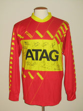 Load image into Gallery viewer, Germinal Ekeren 1990-91 Home shirt MATCH ISSUE/WORN #13 *signed*