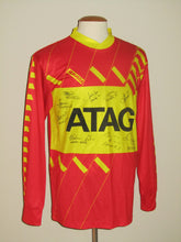 Load image into Gallery viewer, Germinal Ekeren 1990-91 Home shirt MATCH ISSUE/WORN #13 *signed*