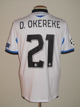 Load image into Gallery viewer, Club Brugge 2020-21 Away shirt MATCH ISSUE/WORN Champions League #21 David Okereke