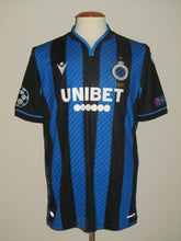 Load image into Gallery viewer, Club Brugge 2020-21 Home shirt MATCH ISSUE/WORN Champions League #17 Simon Deli
