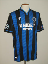Load image into Gallery viewer, Club Brugge 2020-21 Home shirt MATCH ISSUE/WORN Champions League #17 Simon Deli