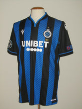 Load image into Gallery viewer, Club Brugge 2020-21 Home shirt MATCH ISSUE/WORN Champions League #17 Simon Deli