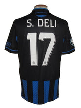Load image into Gallery viewer, Club Brugge 2020-21 Home shirt MATCH ISSUE/WORN Champions League #17 Simon Deli