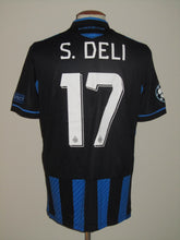 Load image into Gallery viewer, Club Brugge 2020-21 Home shirt MATCH ISSUE/WORN Champions League #17 Simon Deli