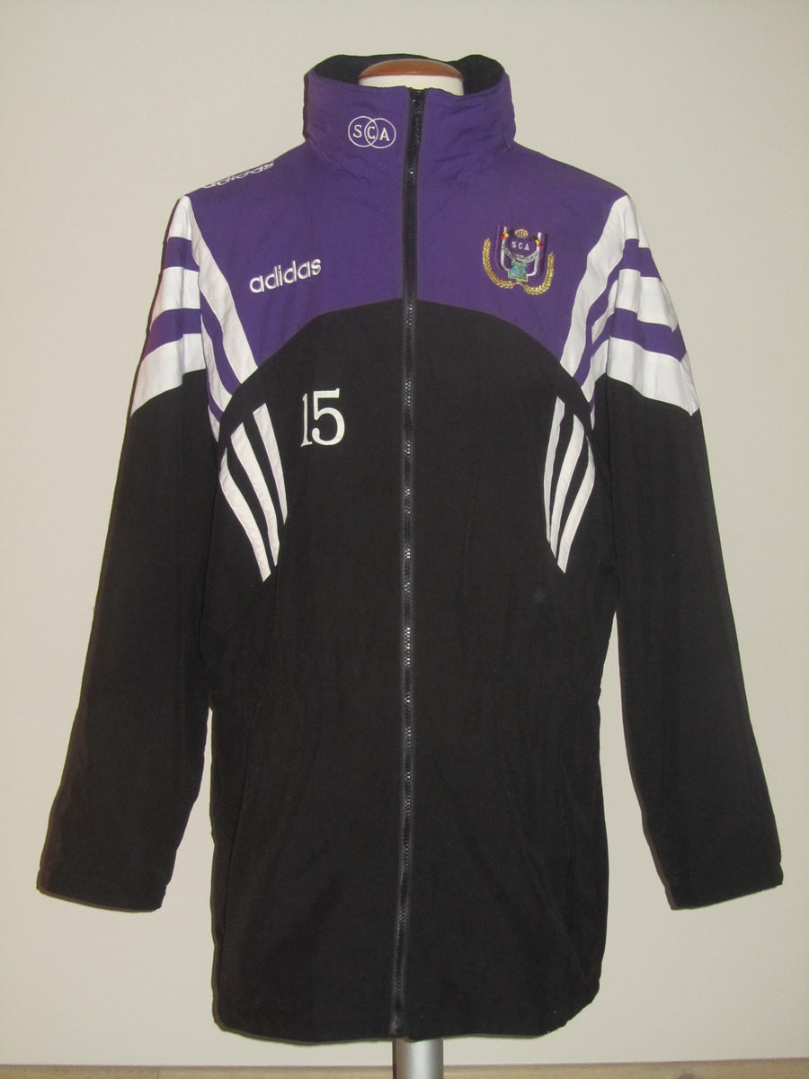 RSC Anderlecht 199697 Stadium jacket PLAYER ISSUE 15 Chidi Nwanu