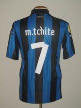 Load image into Gallery viewer, Club Brugge 2012-13 Home shirt MATCH ISSUE/WORN Europa League #7 Mémé Tchité *signed*