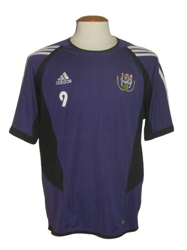 RSC Anderlecht 2005-06 Training shirt PLAYER ISSUE #9 Mbo Mpenza