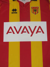 Load image into Gallery viewer, KV Mechelen 2022-23 Home shirt MATCH WORN #9 Julien Ngoy "20 jaar redding" *incl. CoA*