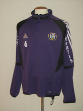 Load image into Gallery viewer, RSC Anderlecht 2006-07 Training top PLAYER ISSUE #6 Jelle Van Damme