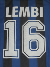 Load image into Gallery viewer, Club Brugge 2000-02 Home shirt MATCH ISSUE/WORN UEFA Cup #16 Hervé Nzelo-Lembi