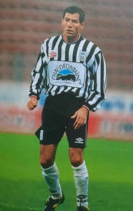 RCS Charleroi 2000-01 Home shirt MATCH ISSUE/WORN #8 Ronald Foguenne