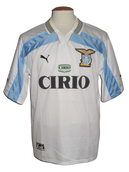 SS Lazio 1999-00 Centenary Home shirt L – Belgian Football Classics