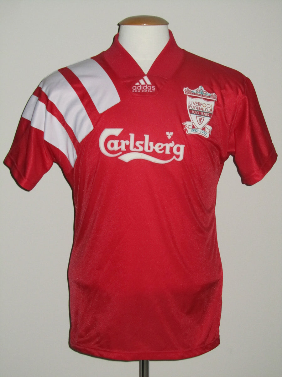 Liverpool FC 1992 93 Centenary Home shirt S Belgian Football