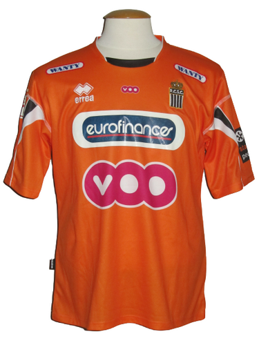 RCS Charleroi 2007-08 Third shirt MATCH ISSUE/WORN #21 Abdelmajid Oulmers