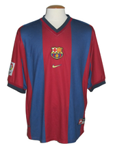 Load image into Gallery viewer, FC Barcelona 1998-00 Home shirt XXL