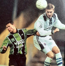 Load image into Gallery viewer, Club Brugge 1996-97 Away shirt MATCH ISSUE/WORN UEFA Cup #17 Hervé Nzelo-Lembi