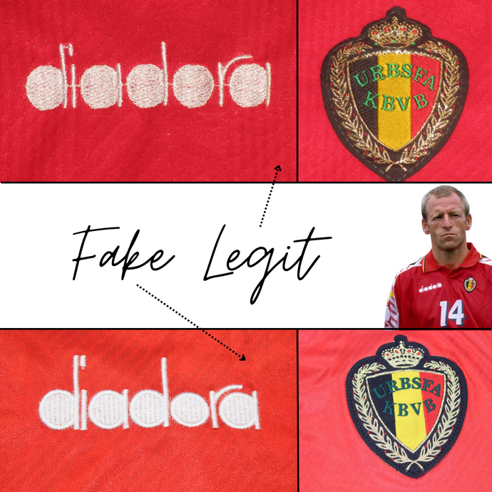 Fake shirts in de Belgische voetbalshirt community