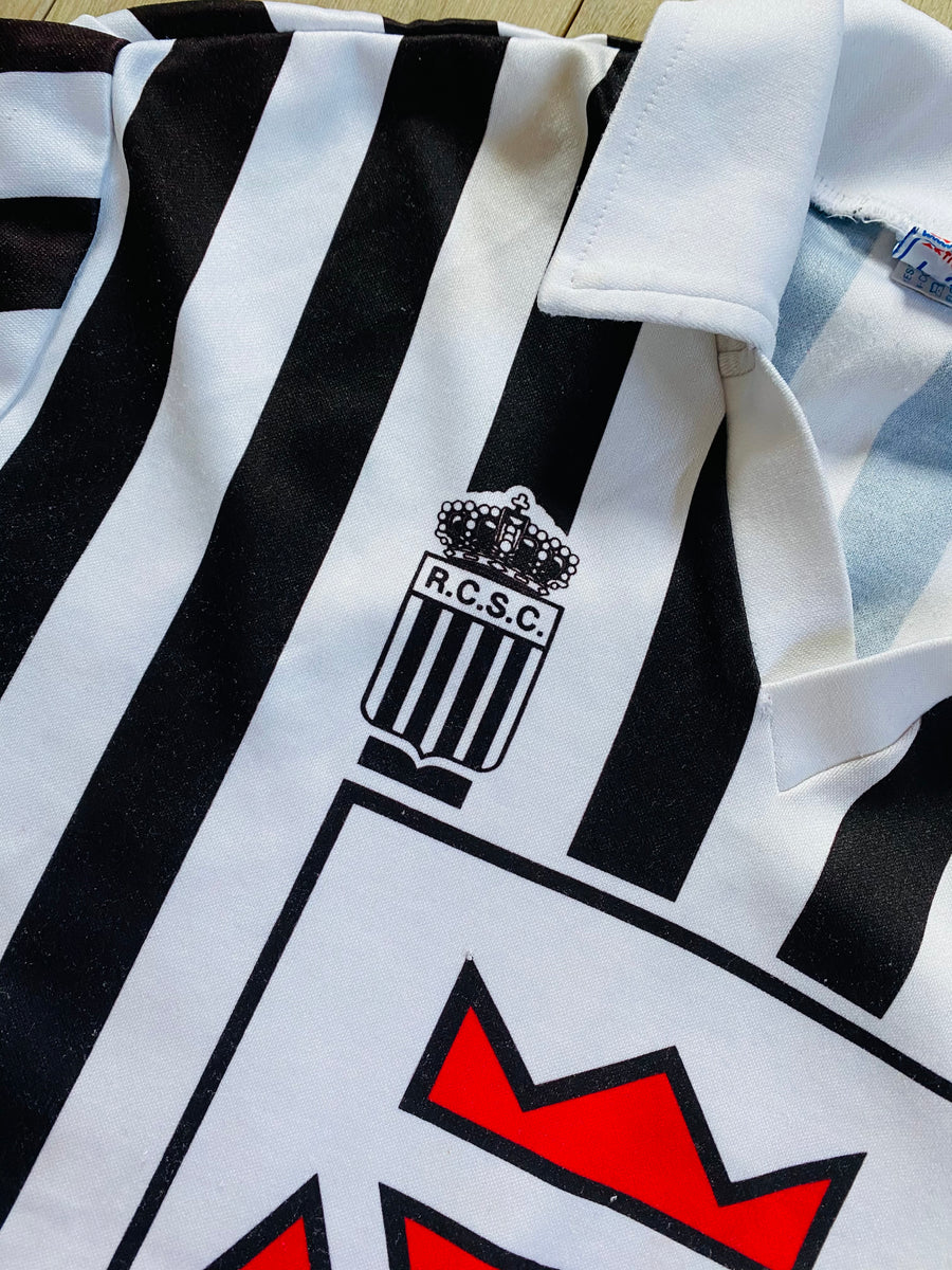 Fanion RCSC Charleroi Belgique Rare - Football, Vintage, Occasion Avec Traces D'usure