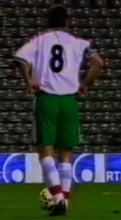 Load image into Gallery viewer, Bulgaria 1999-00 Away shirt MATCH ISSUE/WORN #8 Hristo Stoichkov vs Belgium
