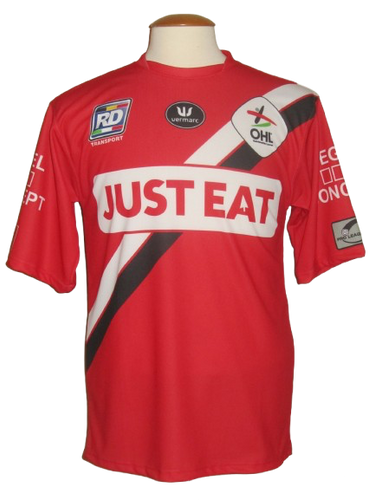 Oud-Heverlee Leuven 2015-16 Away shirt MATCH ISSUE/WORN #28 Oleksandr Volovyk