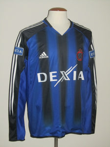 Club Brugge 2004-05 Home shirt MATCH ISSUE/WORN #31 Kevin Roelandts *signed*