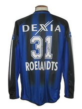 Load image into Gallery viewer, Club Brugge 2004-05 Home shirt MATCH ISSUE/WORN #31 Kevin Roelandts *signed*