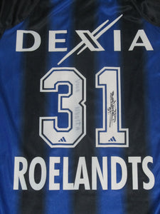 Club Brugge 2004-05 Home shirt MATCH ISSUE/WORN #31 Kevin Roelandts *signed*