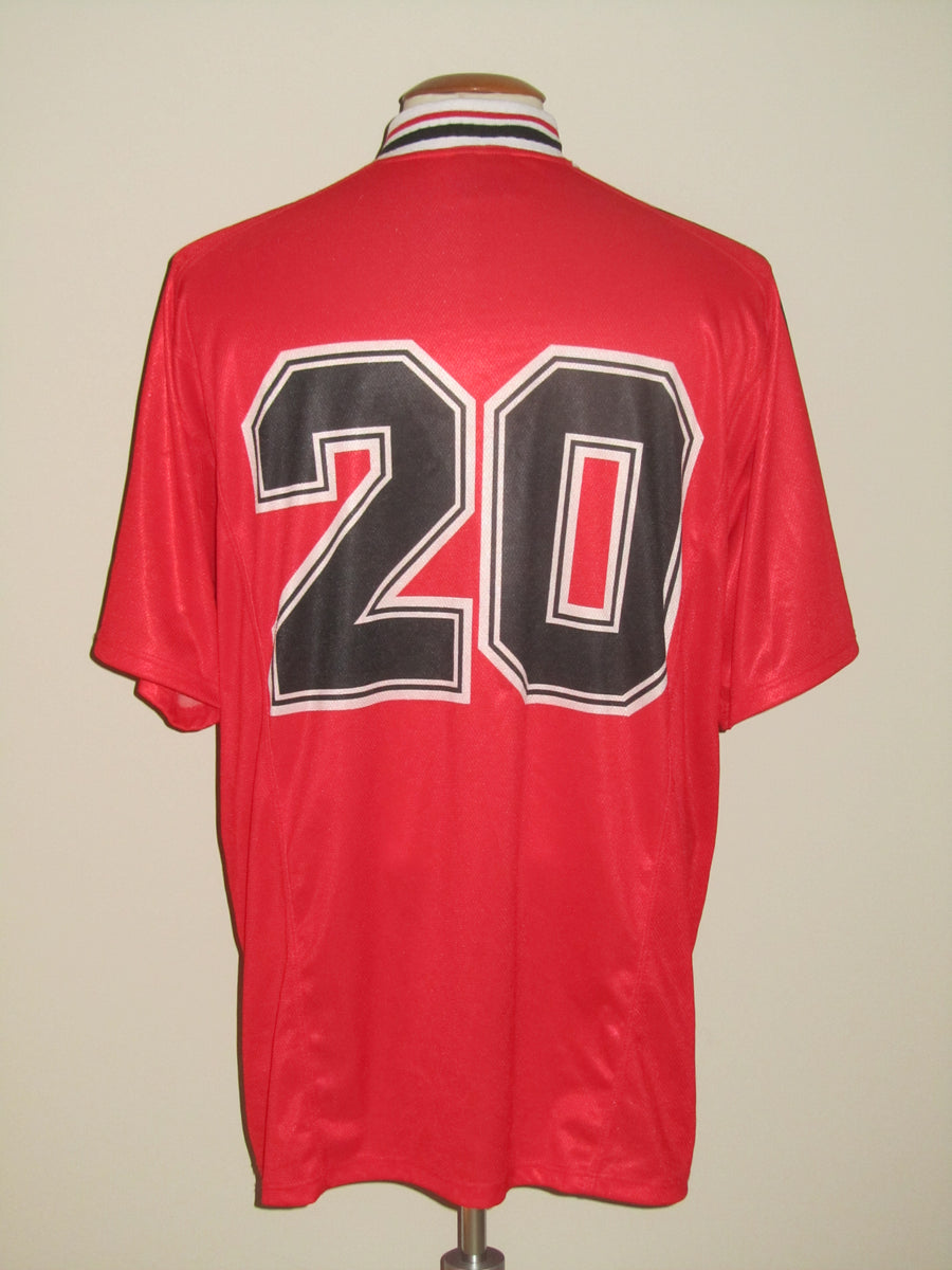 Maillot Vintage Excelsior Mouscron Kelme – Taille XS, Jaune, Club Belge