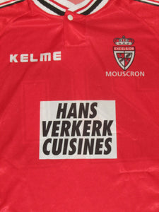 Royal Excel Mouscron 1997-98 Home shirt UEFA CUP PLAYER ISSUE #20