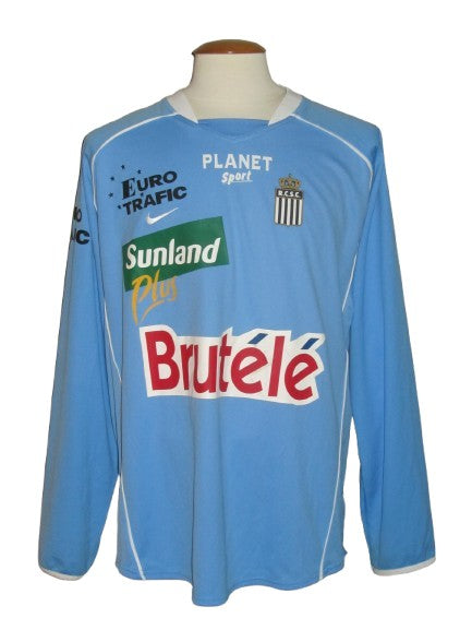 RCS Charleroi 2003-04 Away shirt MATCH ISSUE/WORN #23 Namandian Traoré