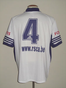 RSC Anderlecht 2001-02 Home shirt PLAYER ISSUE #4