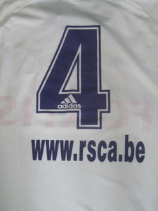 RSC Anderlecht 2001-02 Home shirt PLAYER ISSUE #4
