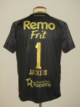 Load image into Gallery viewer, Waasland-Beveren 2020-21 Keeper shirt MATCH ISSUE/WORN #1 Nordin Jackers *signed*
