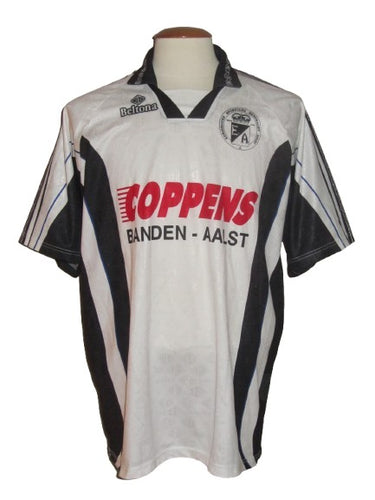 Eendracht Aalst 2000-01 Home shirt MATCH ISSUE/WORN #27 Tim De Keyser
