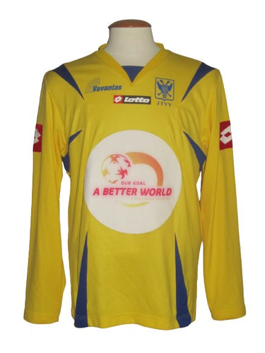 Sint-Truiden VV 2008-09 Home shirt MATCH ISSUE/WORN #18 Siegerd Degelin vs OHL