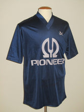 Load image into Gallery viewer, KSK Beveren 1990-91 Third shirt MATCH ISSUE/WORN #21 Hervé Van Overtvelt *signed*