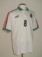 Load image into Gallery viewer, Bulgaria 1999-00 Away shirt MATCH ISSUE/WORN #8 Hristo Stoichkov vs Belgium