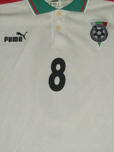 Load image into Gallery viewer, Bulgaria 1999-00 Away shirt MATCH ISSUE/WORN #8 Hristo Stoichkov vs Belgium
