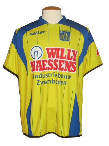 KVC Westerlo 2009-10 Home shirt MATCH ISSUE/WORN #11 Nico Van Kerckhoven