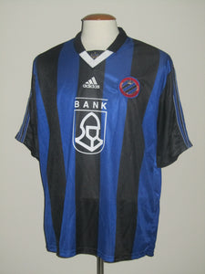 Club Brugge 1998-99 Home shirt MATCH ISSUE/WORN CL/UEFA Cup #22 Koen Schockaert