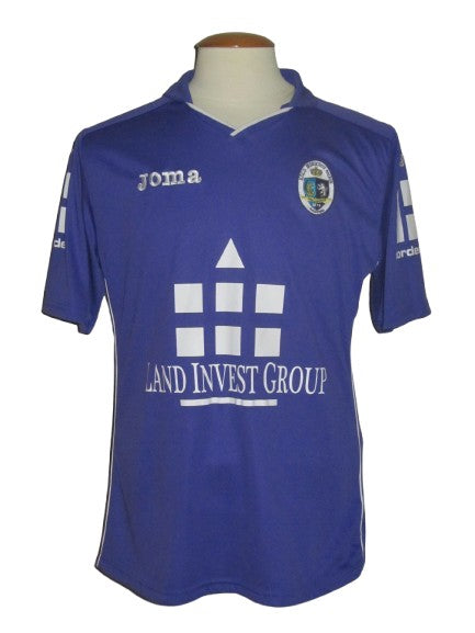 KFCO Beerschot Wilrijk 2015-16 Home shirt MATCH ISSUE/WORN #28 Jimmy De Jonghe *signed*