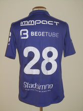 Load image into Gallery viewer, KFCO Beerschot Wilrijk 2015-16 Home shirt MATCH ISSUE/WORN #28 Jimmy De Jonghe *signed*