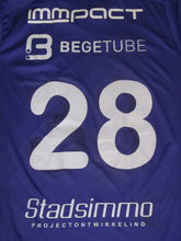 Load image into Gallery viewer, KFCO Beerschot Wilrijk 2015-16 Home shirt MATCH ISSUE/WORN #28 Jimmy De Jonghe *signed*