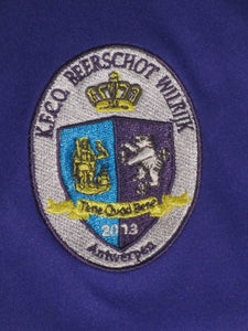 KFCO Beerschot Wilrijk 2015-16 Home shirt MATCH ISSUE/WORN #28 Jimmy De Jonghe *signed*