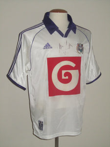 RSC Anderlecht 1999-00 Home shirt M *signed*