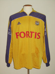 RSC Anderlecht 2000-01 Away shirt MATCH ISSUE/WORN #21 Emmanuel Pirard