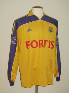 RSC Anderlecht 2000-01 Away shirt MATCH ISSUE/WORN #21 Emmanuel Pirard