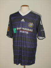 Load image into Gallery viewer, RSC Anderlecht 2009-10 Away shirt MATCH ISSUE/WORN Europa League #6 Jelle Van Damme