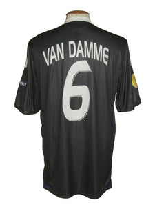 RSC Anderlecht 2009-10 Away shirt MATCH ISSUE/WORN Europa League #6 Jelle Van Damme
