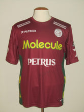 Load image into Gallery viewer, SV Zulte Waregem 2012-13 Home shirt MATCH ISSUE/WORN #10 Frank Berrier *signed &amp; damaged*